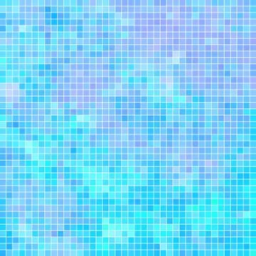 Abstract vector square pixel mosaic background Stock Illustration
