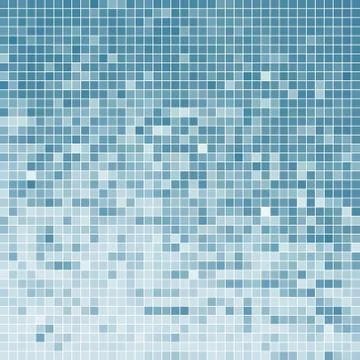 Abstract vector square pixel mosaic background Stock Illustration