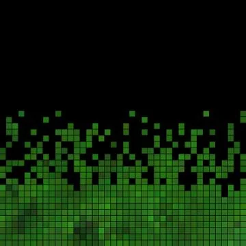 Abstract vector square pixel mosaic background Stock Illustration