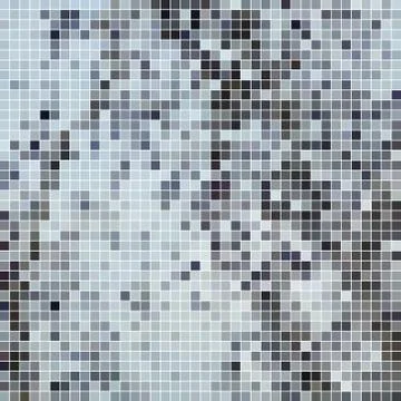 Abstract vector square pixel mosaic background Illustrazione stock