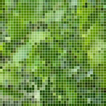 Abstract vector square pixel mosaic background Stock Illustration