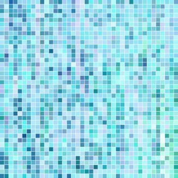 Abstract vector square pixel mosaic background 스톡 일러스트