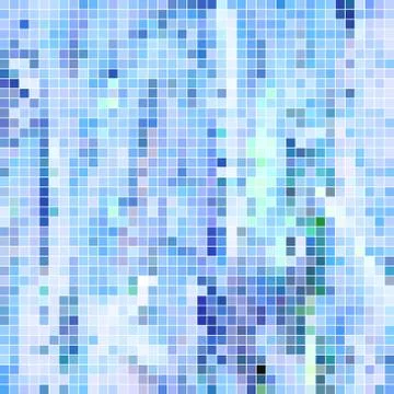 Abstract vector square pixel mosaic background 库存插图