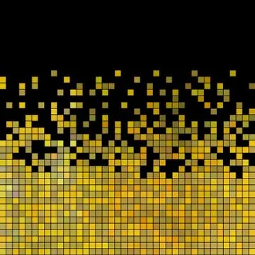 Abstract vector square pixel mosaic background Stock Illustration