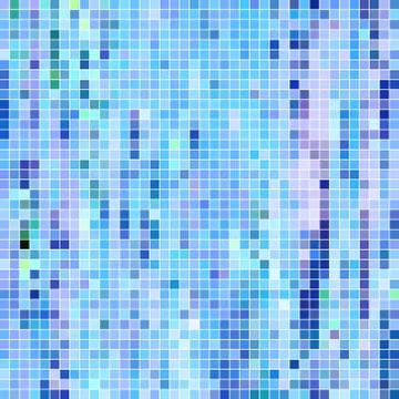 Abstract vector square pixel mosaic background Stock Illustration