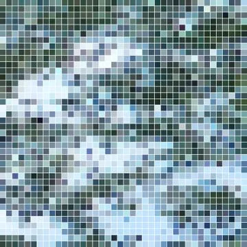 Abstract vector square pixel mosaic background 스톡 일러스트