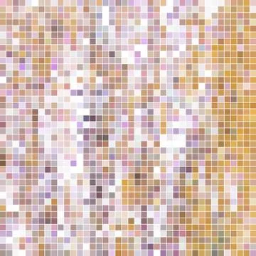 Abstract vector square pixel mosaic background Stock Illustration
