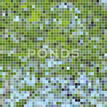 Abstract vector square pixel mosaic background Illustrazione stock