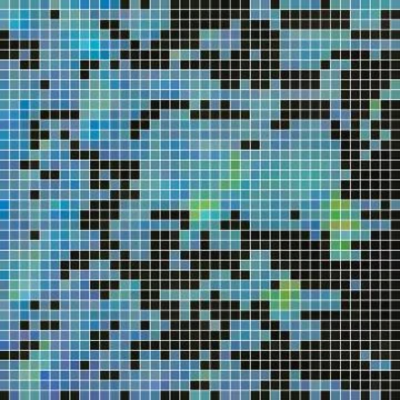 Abstract vector square pixel mosaic background Stock Illustration