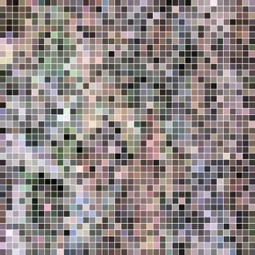 Abstract vector square pixel mosaic background Stock Illustration