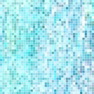 Abstract vector square pixel mosaic background Stock Illustration