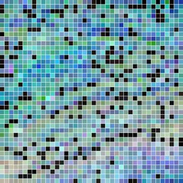 Abstract vector square pixel mosaic background Stock Illustration