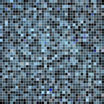 Abstract vector square pixel mosaic background Stock Illustration