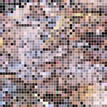 Abstract vector square pixel mosaic background 스톡 일러스트