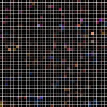 Abstract vector square pixel mosaic background Stock Illustration