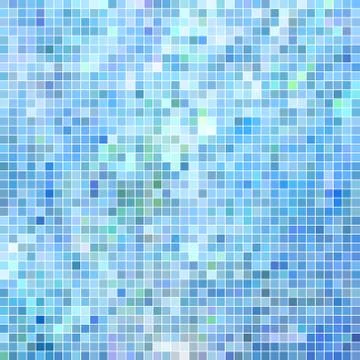 Abstract vector square pixel mosaic background 스톡 일러스트