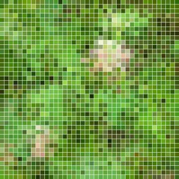 Abstract vector square pixel mosaic background 스톡 일러스트