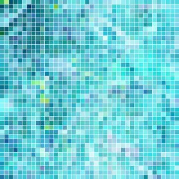 Abstract vector square pixel mosaic background 库存插图