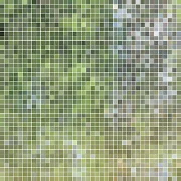 Abstract vector square pixel mosaic background Stock Illustration