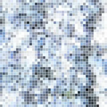 Abstract vector square pixel mosaic background 库存插图