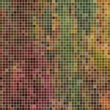 Abstract vector square pixel mosaic background Stock Illustration