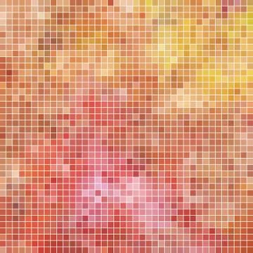 Abstract vector square pixel mosaic background Stock Illustration