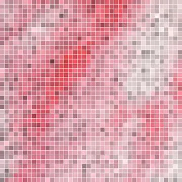 Abstract vector square pixel mosaic background Stock Illustration