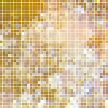 Abstract vector square pixel mosaic background Stock Illustration