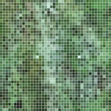 Abstract vector square pixel mosaic background Stock Illustration