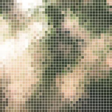 Abstract vector square pixel mosaic background Stock Illustration