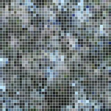 Abstract vector square pixel mosaic background Stock Illustration