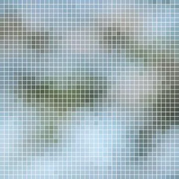 Abstract vector square pixel mosaic background Stock Illustration