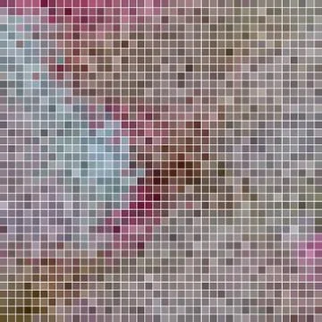 Abstract vector square pixel mosaic background Stock Illustration