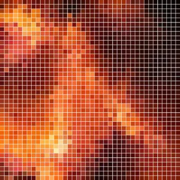 Abstract vector square pixel mosaic background Stock Illustration