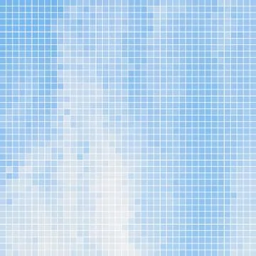 Abstract vector square pixel mosaic background Stock Illustration