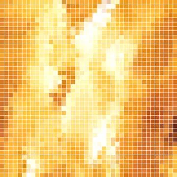 Abstract vector square pixel mosaic background Illustrazione stock