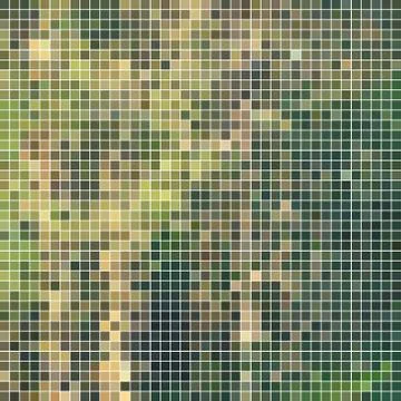 Abstract vector square pixel mosaic background Stock Illustration