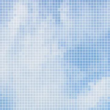 Abstract vector square pixel mosaic background 스톡 일러스트