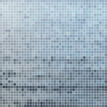 Abstract vector square pixel mosaic background Stock Illustration