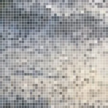 Abstract vector square pixel mosaic background Illustrazione stock