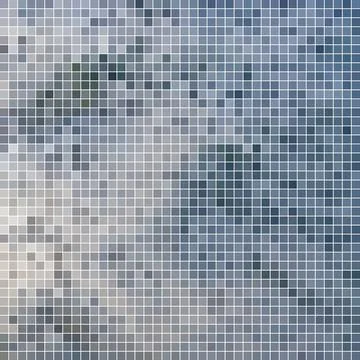 Abstract vector square pixel mosaic background Stock Illustration