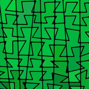 Abstract vector stained-glass mosaic background Stock Illustration