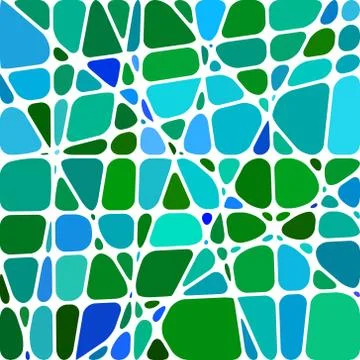 Abstract vector stained-glass mosaic background Stock Illustration