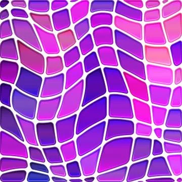 Abstract vector stained-glass mosaic background Stock Illustration
