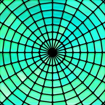 Abstract vector stained-glass mosaic background Stock-Illustration