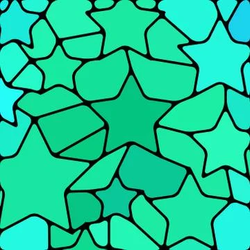 Abstract vector stained-glass mosaic background Stock-Illustration