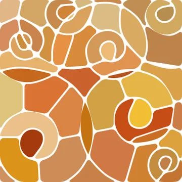 Abstract vector stained-glass mosaic background Stock Illustration