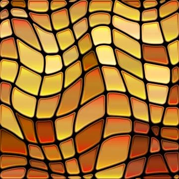 Abstract vector stained-glass mosaic background Stock-Illustration
