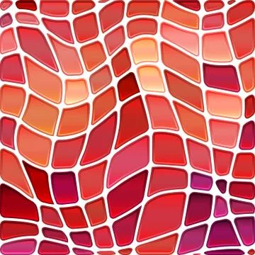 Abstract vector stained-glass mosaic background Stock Illustration