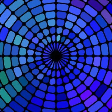 Abstract vector stained-glass mosaic background Stock Illustration
